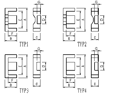 EFD型功率磁芯